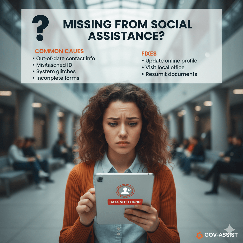 Missing from Social Assistance Recipients After Data Update? Common Causes and Fixes 2 Missing from Social Assistance Recipients After Data Update