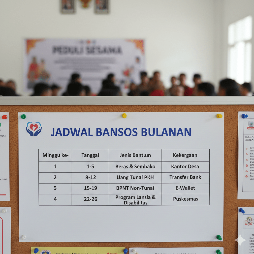 Jadwal Bantuan Bulanan: Cara Cek Info Pencairan yang Akurat (2026) 2 jadwal bansos bulanan