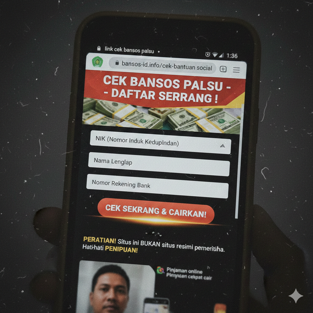 Link Cek Bansos Palsu: Ciri, Risiko, dan Cara Aman Cek PKH/DTKS 2025 1 link cek bansos palsu
